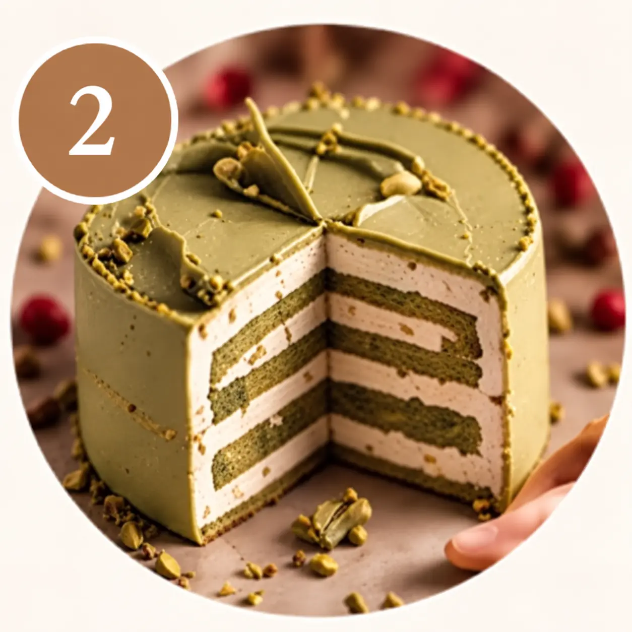 Cake flavor and filling example