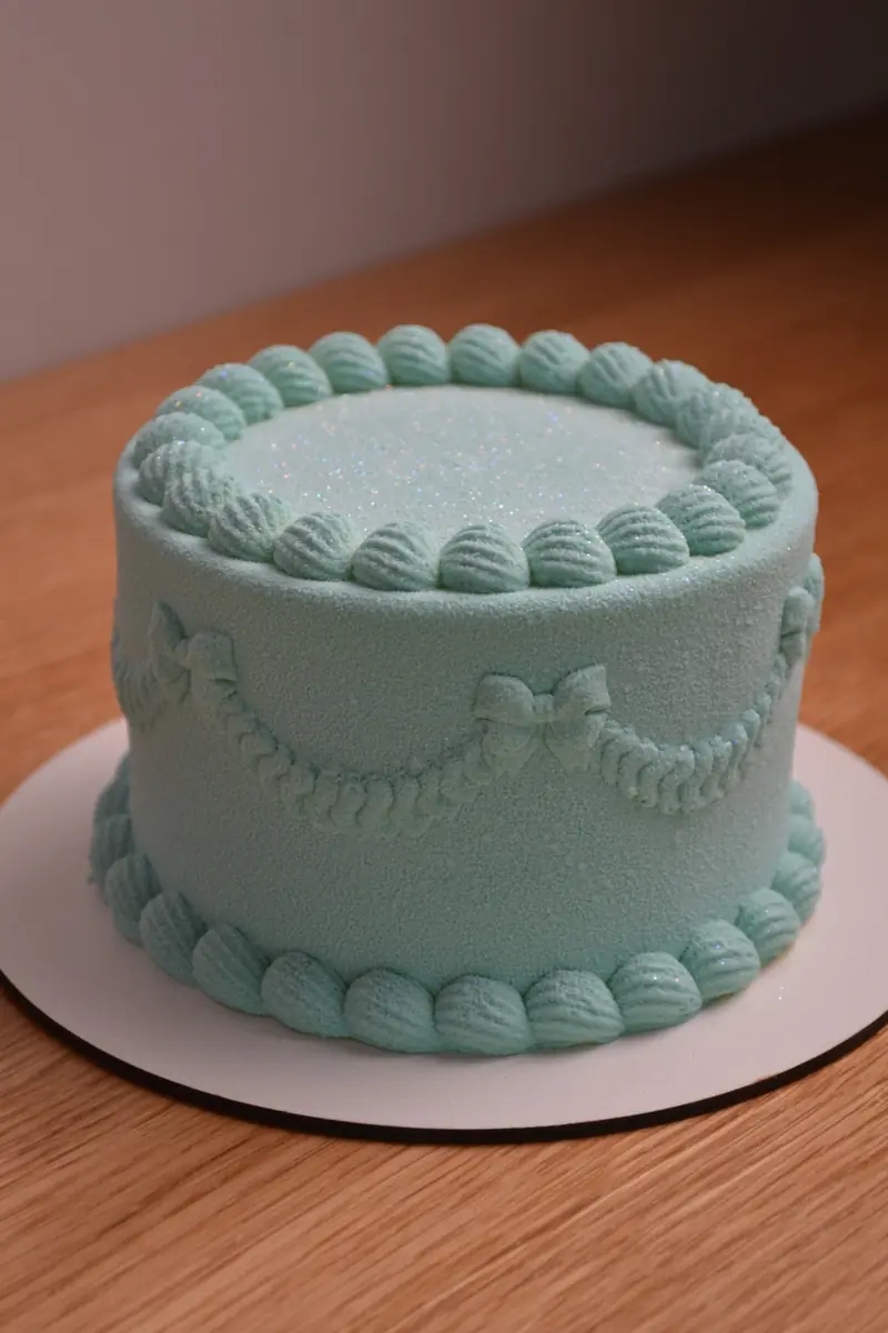 Blue Velvet Bow